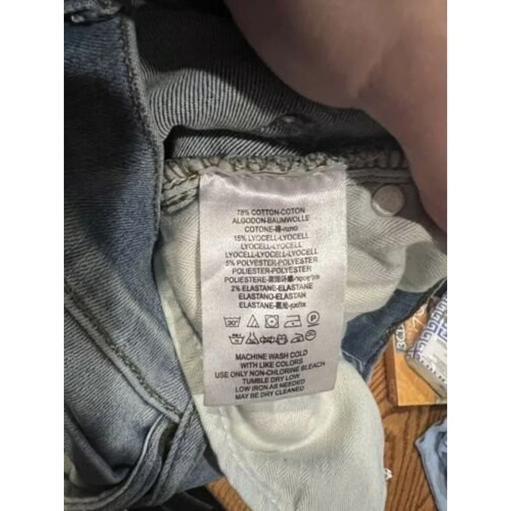Free People Reagan Button Fly Womens Size 27 Skinny Ankle Jeans Raw hem